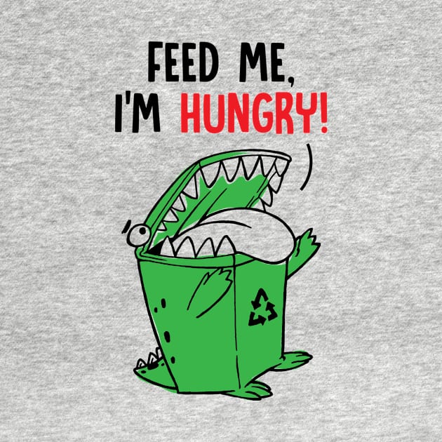 FEED ME! I'M HUNGRY by Rizal Rog Art